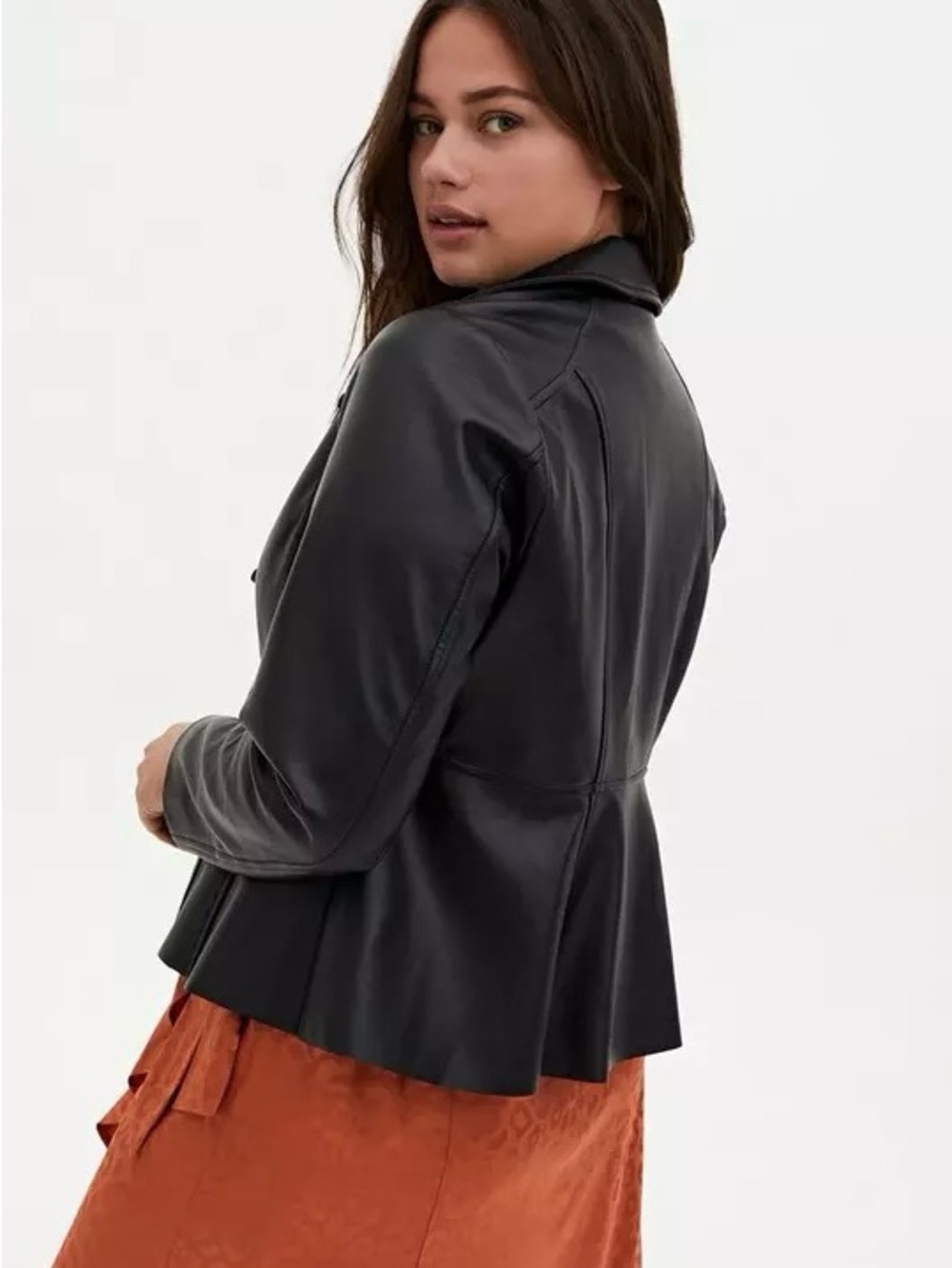 Torrid Leather Peplum Moto Jacket - Picture 2 of 7